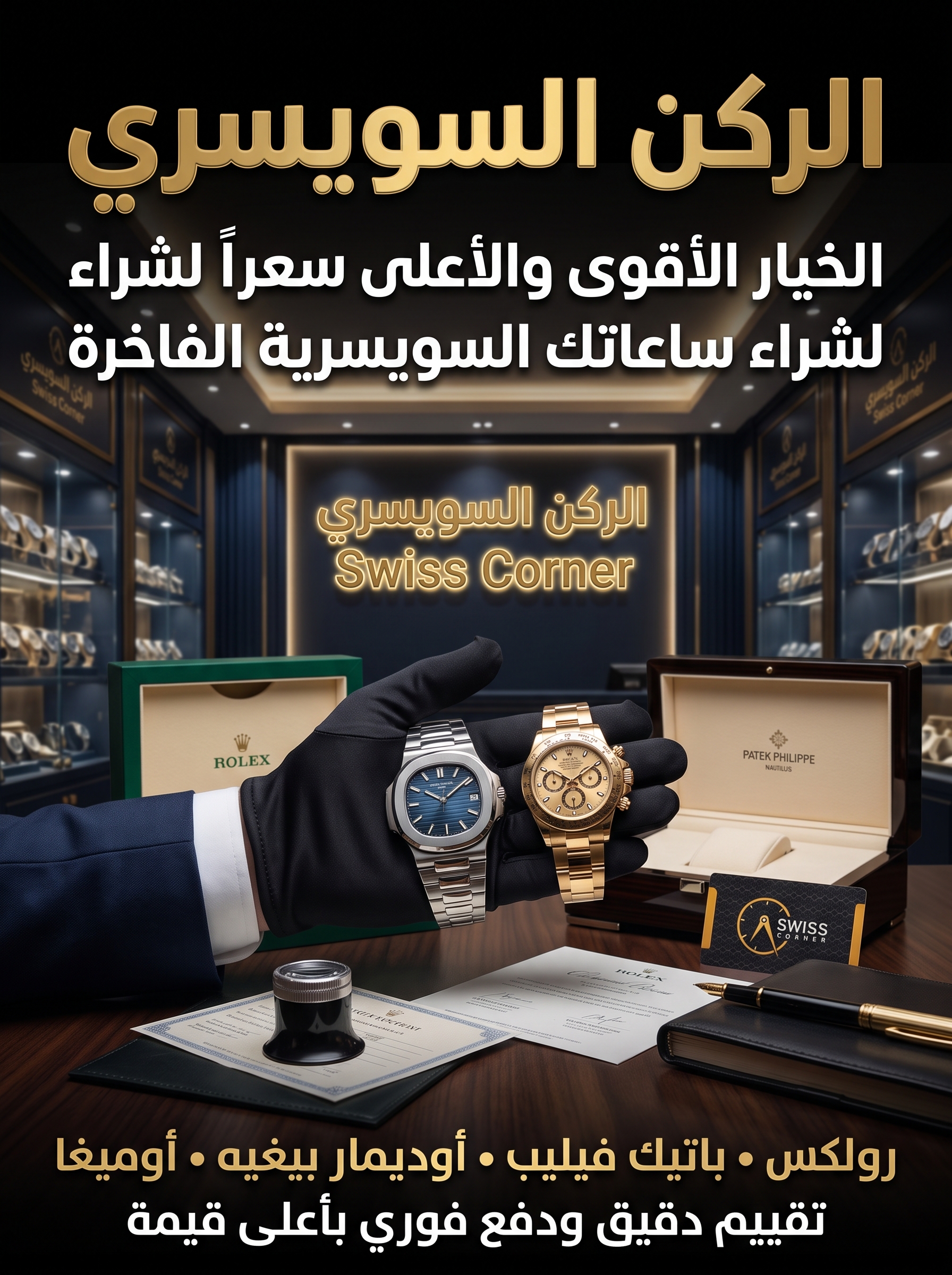 دليلك لأشهر الماركات في عالم الساعات السويسرية: كيف تضمن أعلى سعر من خلال الركن السويسري؟